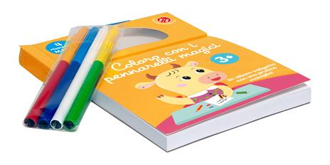 Coloro con i pennarelli magici 3+. Ediz. illustrata. Con pennarelli - 2