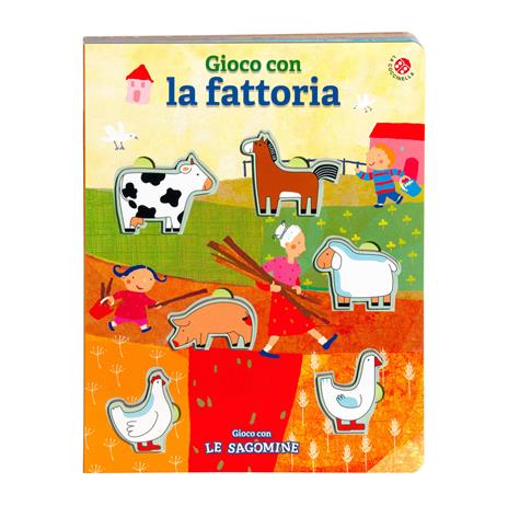 Gioco con la fattoria. Ediz. a colori - Gabriele Clima,Francesca Crovara - copertina
