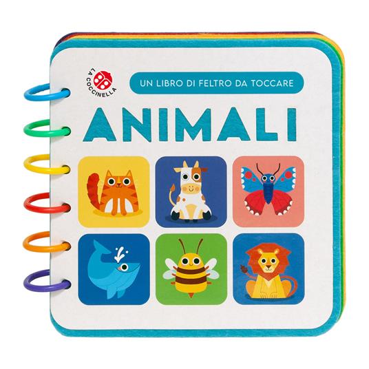 Animali. Un libro di feltro da toccare. Ediz. a colori - copertina