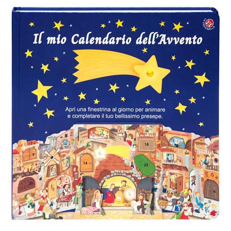 Il mio calendario dell'Avvento. Apri una finestrella al giorno e costruisci il tuo presepe. Ediz. a colori - Donata Montanari - copertina