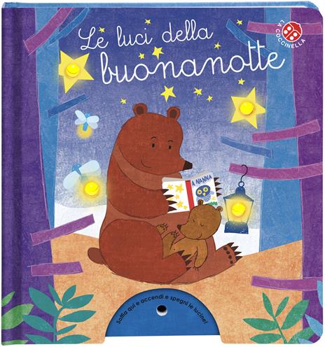 Le luci della buonanotte. Libro con lucine che si accendono con un soffio. Ediz. a colori - Gabriele Clima - copertina