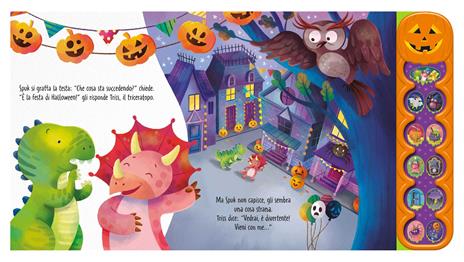 La dinofesta di Halloween. Un libro sonoro. Ediz. a colori - 3