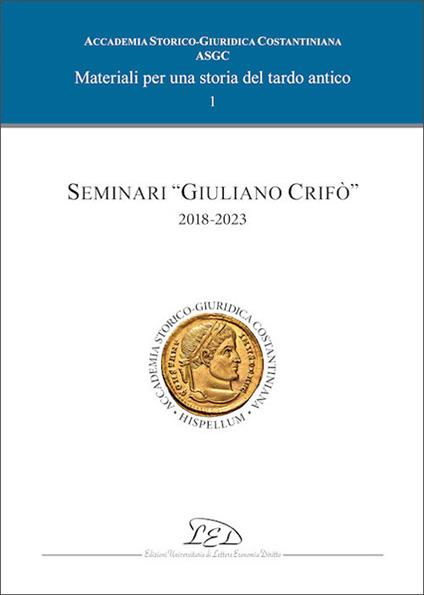 Seminari «Giuliano Crifò» 2018-2023 - copertina