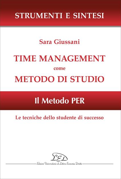 Time management come metodo di studio - Sara Giussani - ebook