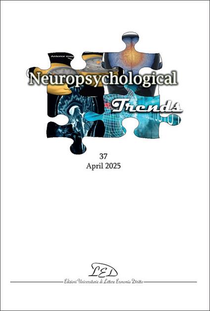 Neuropsychogical Trends (2025). Ediz. bilingue. Vol. 37 - copertina
