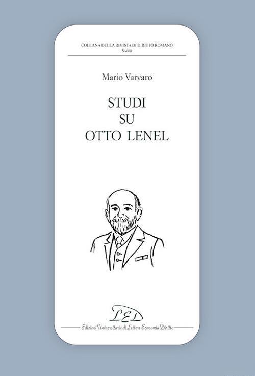 Studi su Otto Lenel - Mario Varvaro - copertina