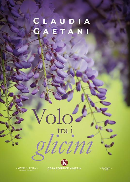 Volo tra i glicini - Claudia Gaetani - copertina