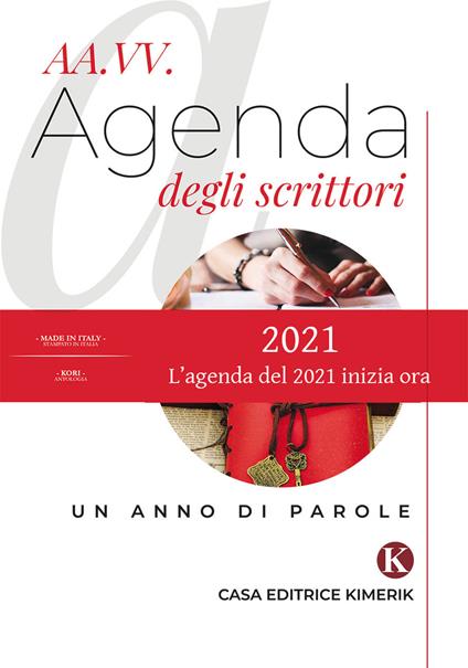 Agenda degli scrittori 2021. Un anno di parole - copertina