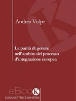 La parità di genere nell'ambito del processo d'integrazione europea