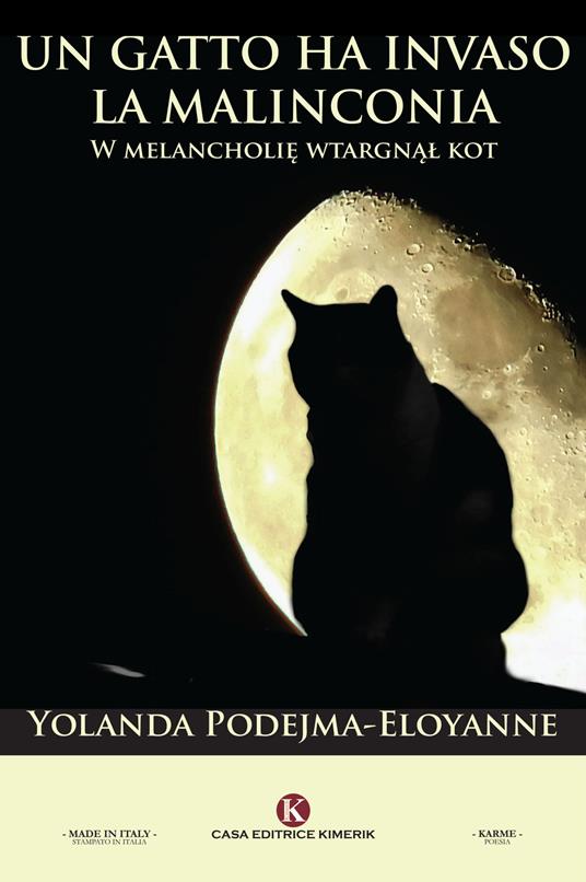Un gatto ha invaso la malinconia-W melancholię wtargnął kot - Yolanda Podejma-Eloyanne - copertina