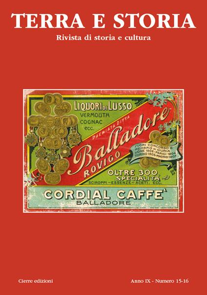 Terra e storia. Rivista di storia e cultura (2020). Vol. 15-16 - copertina