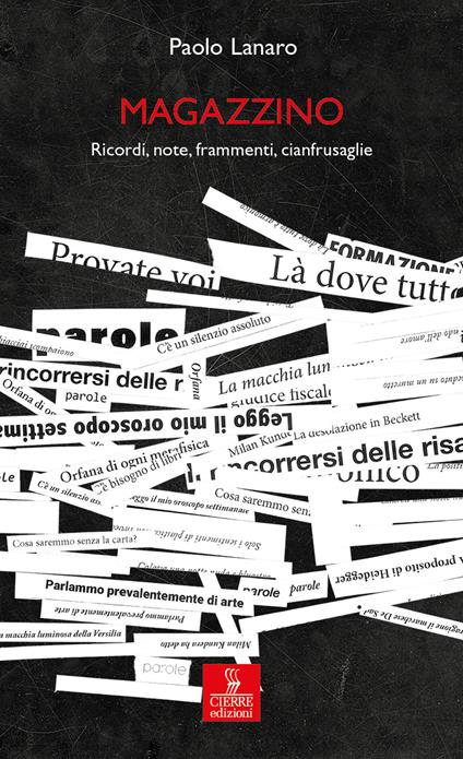 Magazzino. Ricordi, note, frammenti, cianfrusaglie - Paolo Lanaro - copertina