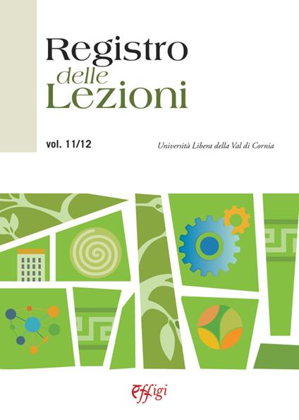 Registro delle lezioni. Vol. 11-12 - copertina