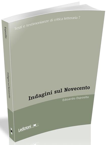 Indagini sul Novecento - Edoardo Esposito - copertina