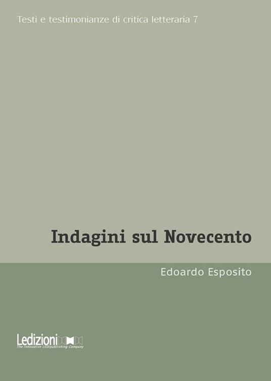 Indagini sul Novecento - Edoardo Esposito - ebook