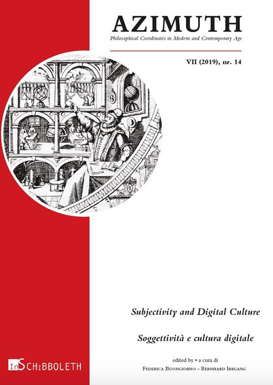Azimuth (2019). Nuova ediz.. Vol. 14: Subjectivity and digital culture. - copertina