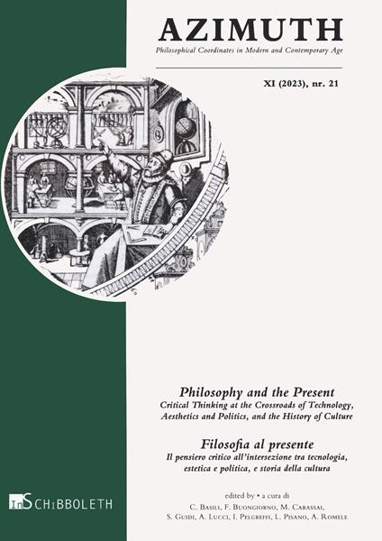 Azimuth. Philosophical coordinates in modern and contemporary art. Ediz. italiana e inglese (2023). Vol. 21: Philosophy and the present-Filosofia al presente - copertina