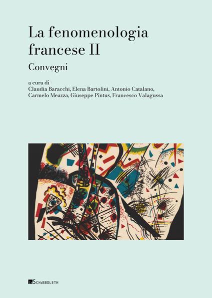 La fenomenologia francese. Vol. 2: Convegni - copertina