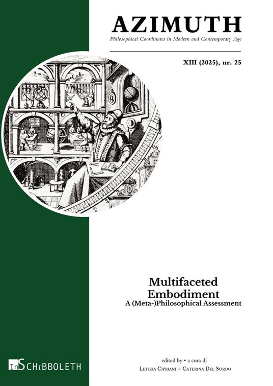 Azimuth. Philosophical coordinates in modern and contemporary age (2025). Ediz. bilingue. Vol. 25: Multifaceted embodiment. A (meta-)philosophical assessment - copertina