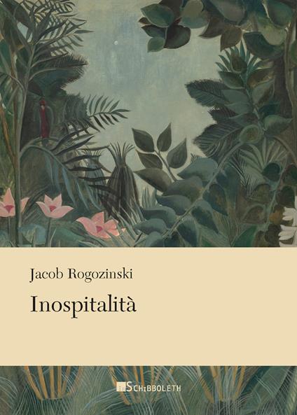 Inospitalità - Jacob Rogozinski - copertina