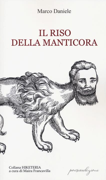 Il riso della manticora - Marco Daniele - copertina
