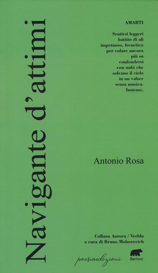 Navigante d'attimi - Antonio Rosa - copertina