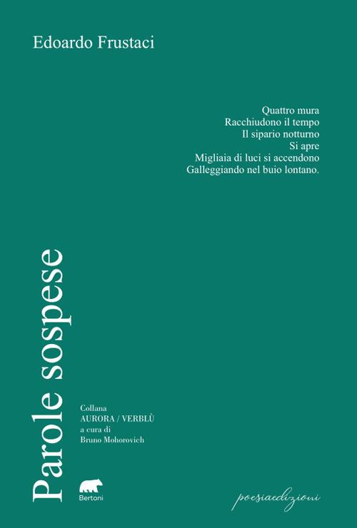 Parole sospese - Edoardo Frustaci - copertina