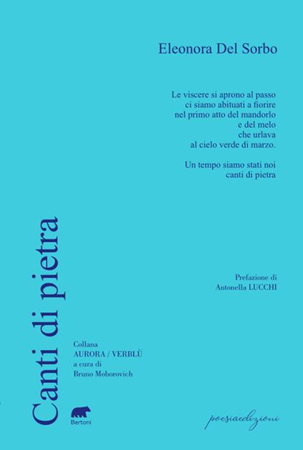 Canti di pietra - Eleonora Del Sorbo - copertina