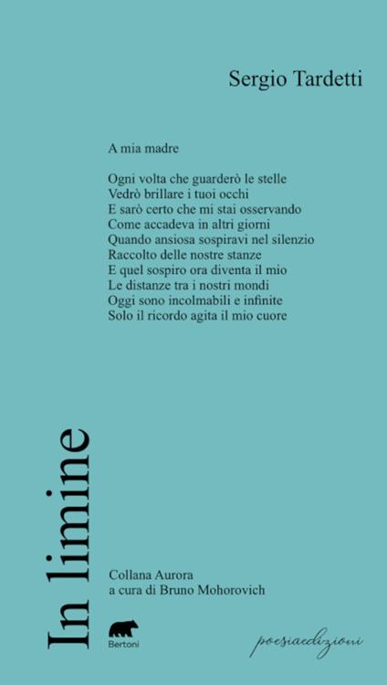 In limine - Sergio Tardetti - copertina