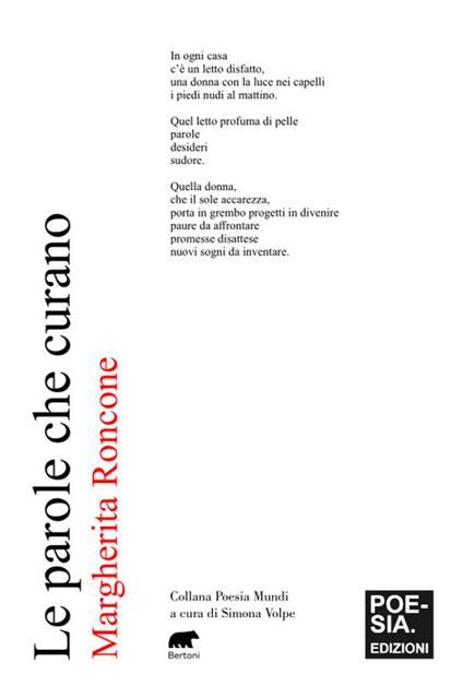 Le parole che curano - Margherita Roncone - copertina