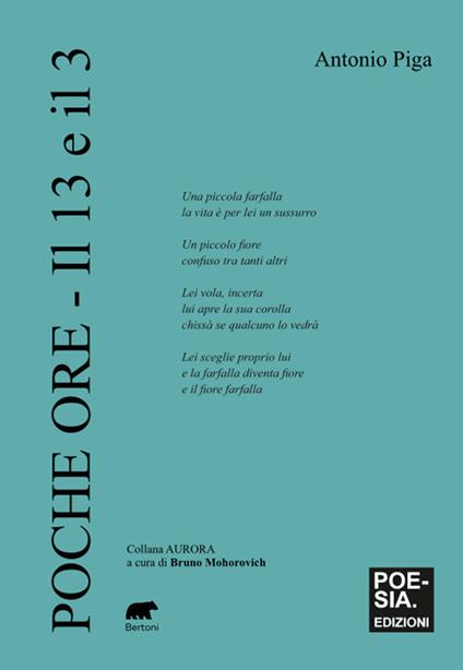 Poche ore. Il 13 e il 3 - Antonio Piga - copertina
