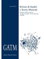 GATM. Rivista di analisi e teoria musicale (2021). Vol. 1