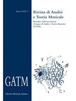 GATM. Rivista di analisi e teoria musicale (2021). Vol. 2