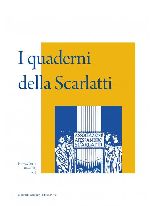 I quaderni della Scarlatti. Nuova serie (2021). Vol. 3 - copertina