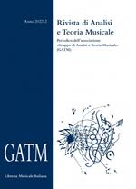 GATM. Rivista di analisi e teoria musicale (2022). Vol. 2