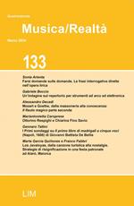 Musica/realtà (2024). Vol. 133: Marzo
