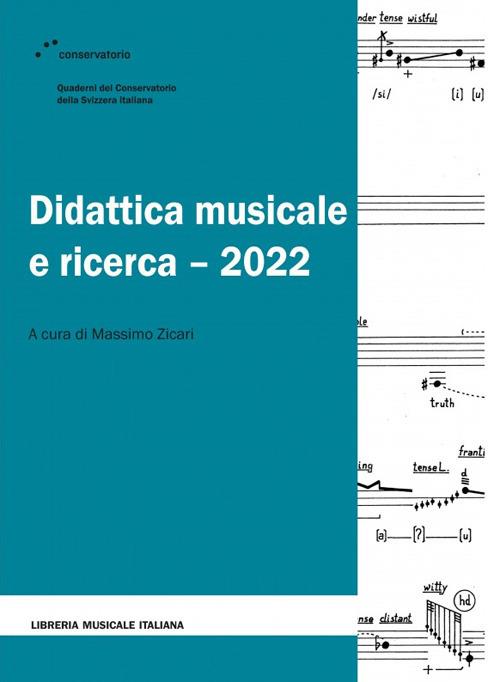 Didattica musicale e ricerca 2022 - copertina