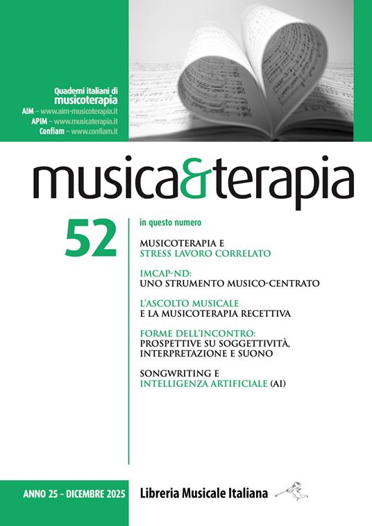 Musica&terapia (2025). Vol. 52 - copertina