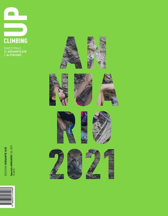 Up. European climbing report 2021. Annuario di alpinismo europeo - copertina