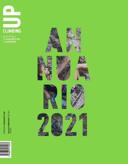 Up. European climbing report 2021. Annuario di alpinismo europeo - copertina