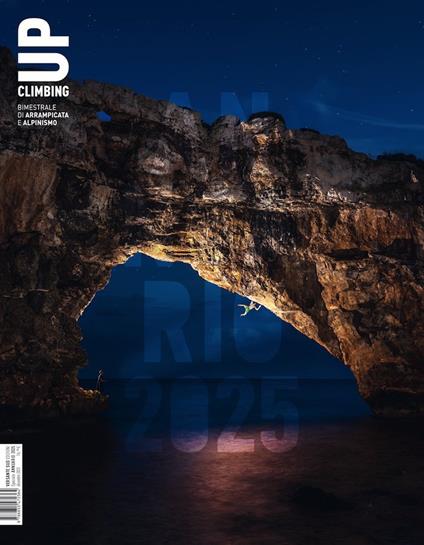 Up. European climbing report 2025. Annuario di alpinismo europeo - copertina