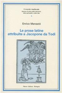 Le prose latine attribuite a Jacopone da Todi - Enrico Menestò - copertina