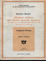Disegno storico del diritto privato italiano (dal Codice civile del 1865 al Codice civile del 1942)