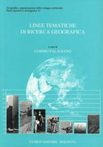 Linee tematiche di ricerca geografica