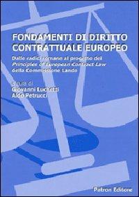 Fondamenti di diritto contrattuale europeo - copertina