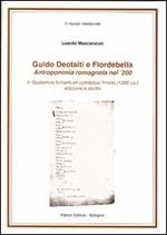 Guido Deotaiti e Flordebella. Antroponimia romagnola nel '200