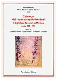 Catalogo dei manoscritti polironiani. Vol. 2: Biblioteca comunale di Mantova (Mss. 101-225). - copertina