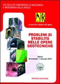 Mir 2010. Problemi di stabilità nelle opere geotecniche. Torino 2010 - copertina