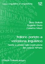 Italiano parlato e variazione linguistica Teoria e prassi nella costruzione del corpus KIParla