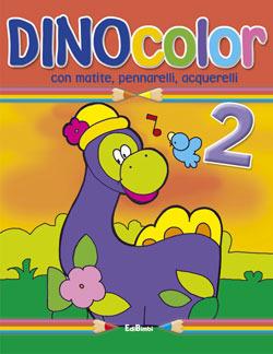 Dinocolor. Con matite, pennarelli, acquerelli. Ediz. illustrata. Vol. 2 - copertina